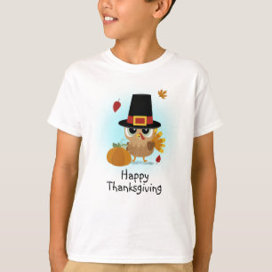 T-shirt Joyeux Thanksgiving de dinde mignonne