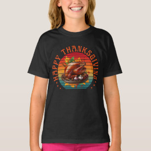 T-shirt Joyeux thanksgiving dinde saison automnale automne