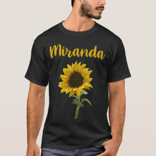 T-shirt Joyeux tournesol - Nom Miranda