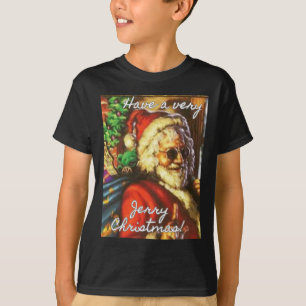 T-shirt Joyeux très Jerry Noël Garcia Santa vacances