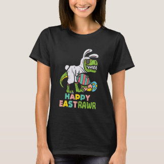 T-shirt Joyeux Trex de Pâques Lapin d'Easter Oeuf Dinosaur