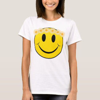 T-shirt Joyeux visage hippie