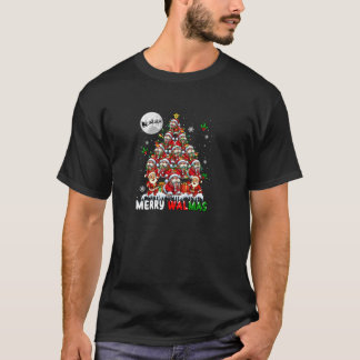 T-shirt Joyeux Walmas Group Père Noël Walruses Comme Joyeu