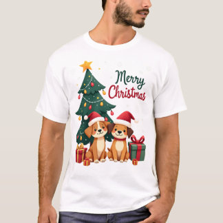 T-shirt Joyeux Woofmas & Noël Parfait
