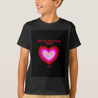 T-shirt Joyful Heart Boys Black Basic T Shirt