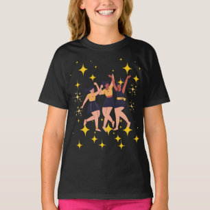 T-shirt "Joyful Moves - Trois filles dansantes Art Tee"