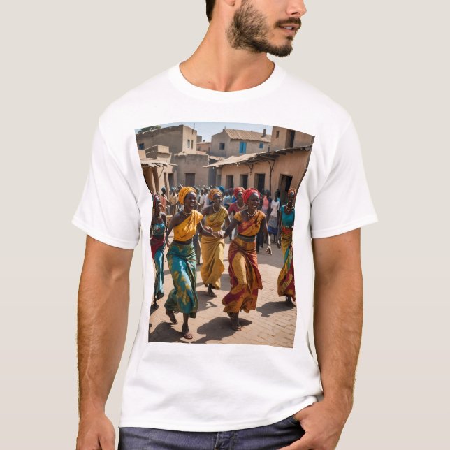 T-shirt Joyful Village Dance of Celebration (Devant)