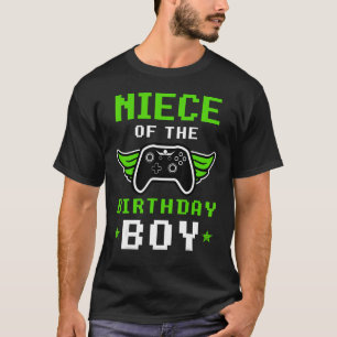 T-shirt Joystick Gamer nièce de l'anniversaire garçon Love