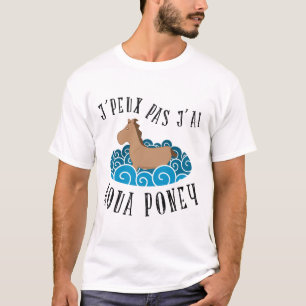 T-shirt J'peux pas j'ai aqua poney