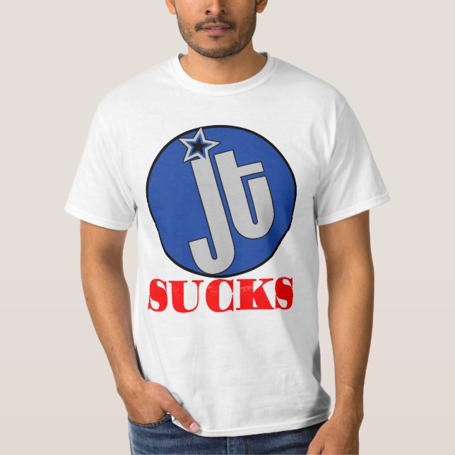 T-SHIRT JT SUCKS (Devant)