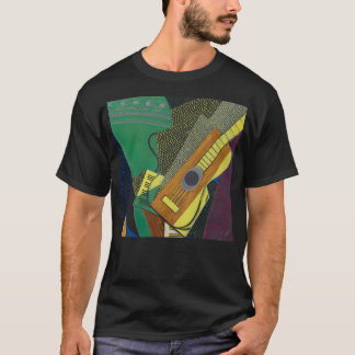 T-shirt Juan Gris Guitare Sur Une Table (Guitare Sur Une