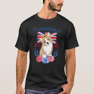 T-shirt Jubilé de platine de la reine 2022 Monarque britan