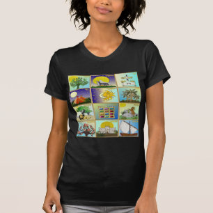 T-shirt Judaica 12 Tribes d'Israël