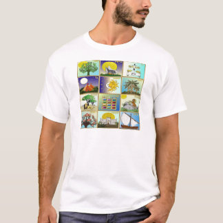 T-shirt Judaica 12 Tribes d'Israël
