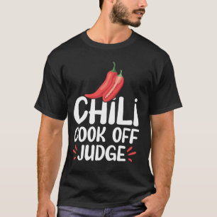 T-shirt Juge de Concours de Chili Piments Rouges Épicés Am