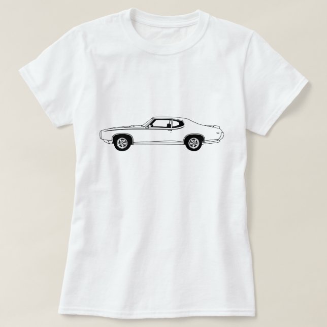 T-SHIRT JUGE PONTIAC GTO 1969 (Design devant)