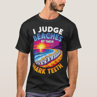 T-shirt Jugez les plages par la collecte de fossiles de re