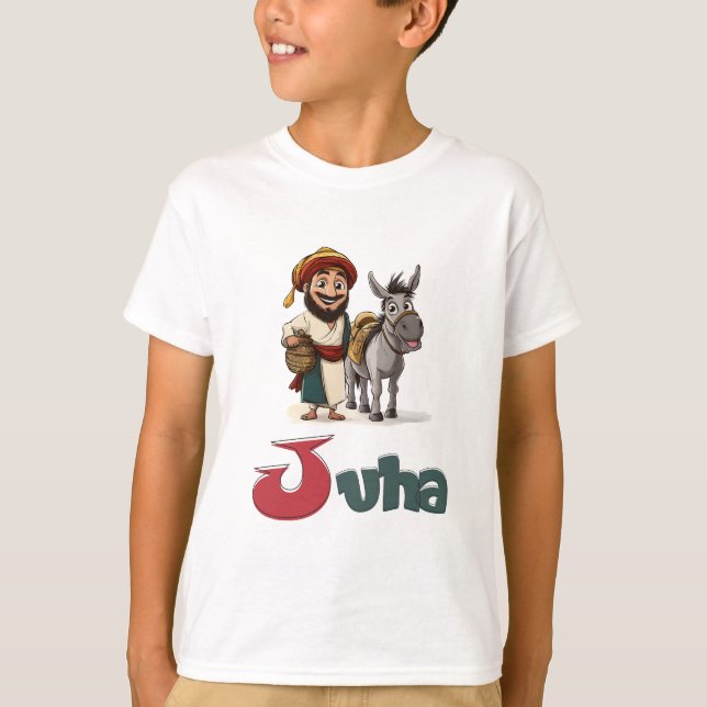 T-shirt Juha et son âne - Le voyage de l'Arabie héréditair (Devant)