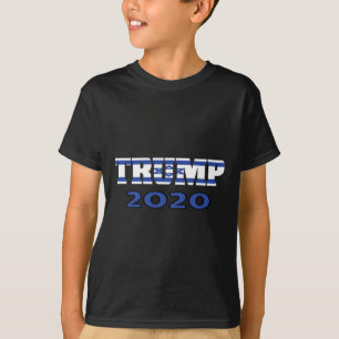 T-shirt Juif Américain Juif Pour Trump Supporter Drapeau I