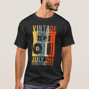 T-shirt Juillet 1944 78 Année D'Être Impressionnant