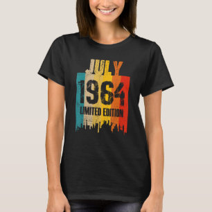 T-shirt Juillet 1964 59 Ans D'Être Impressionnant 1