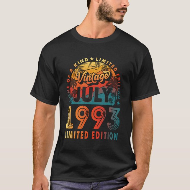 T-shirt Juillet 1993 30 (Devant)