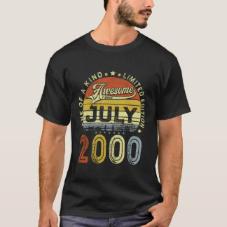 T-shirt Juillet 2000 23E Anniversaire 23