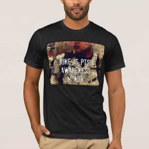 T-shirt Juin est le mois de sensibilisation au SSPT
