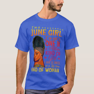 T-shirt Juin Fille Anniversaire Melanin Black Afo Queen Ju