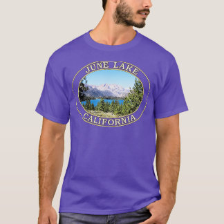 T-shirt Juin Lac et Sierra Nevada Est Montagnes à J