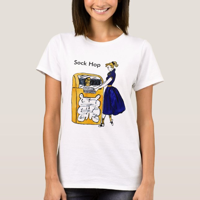 T-shirt Juke Box Baby Tee (Devant)