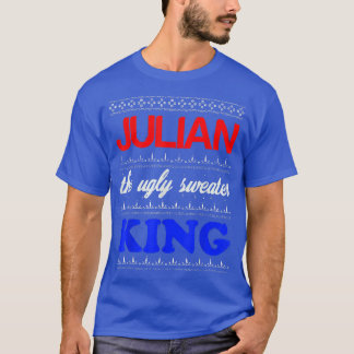 T-shirt JULIAN le moche Sweater King Joyeuses Vacances lai