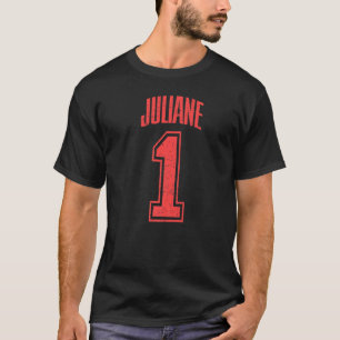 T-shirt Juliane Supporter Numéro 1 Plus grand ventilateur