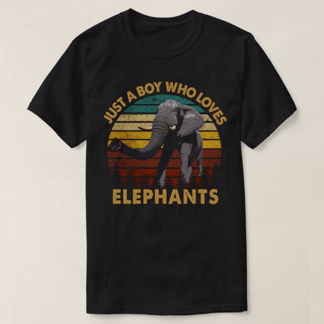 T-shirt Jumbo Joy Elephant Dreams Trendy Tee for Wildlife (Design devant)