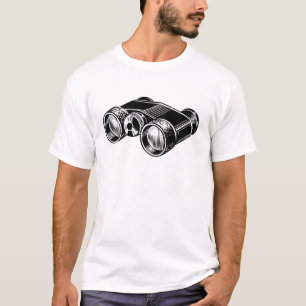 T-shirt Jumelles Vintage Illustration Hommes Chemise