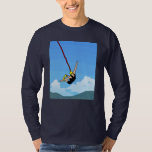 T-shirt Jumping Bungee Sauter Vers La Liberté