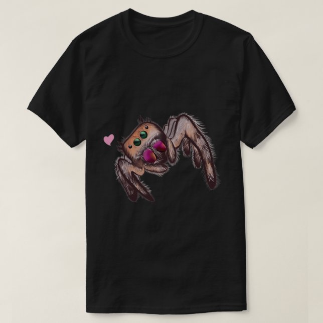 T-shirt Jumping Spider Love 3 (Design devant)
