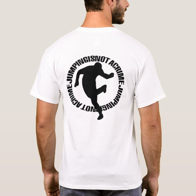 T-shirt Jumpstyle noir [transparent] (Dos)