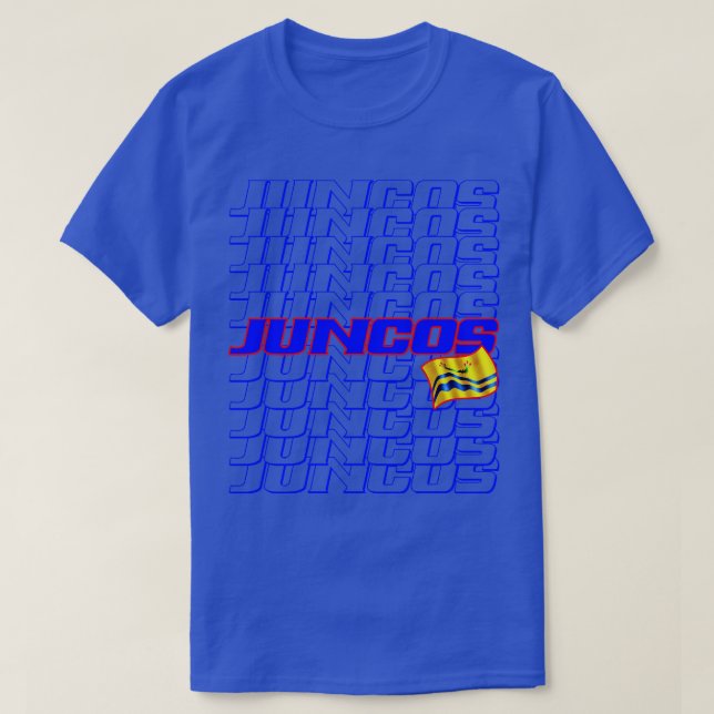 T-shirt Juncos Texte en cascade 1 (Design devant)