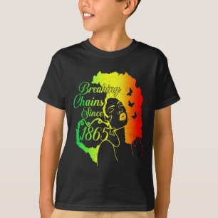 T-shirt junenth 1865 briser les chaînes patrimoine histoir