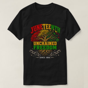 T-shirt Juneteenth Arbre Patrimoine de la Liberté Non Ench