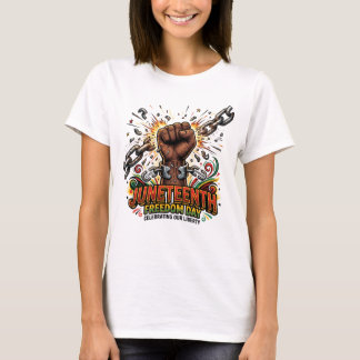 T-shirt Juneteenth Brisant Chaque Chaîne Depuis 1865 – Vin
