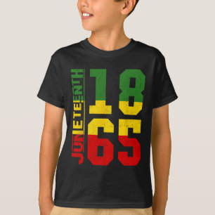 T-shirt Juneteenth Célébrer la liberté noire Histoire 1865
