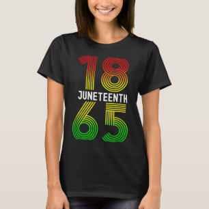 T-shirt Juneteenth est ma fierté noire de jour d'indépenda