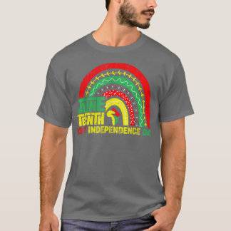T-shirt Juneteenth est mon jour de l'indépendance Arc-en-c