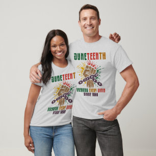T-shirt Juneteenth - Histoire des Noirs