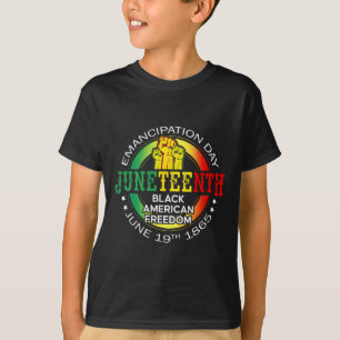 T-shirt Juneteenth Liberté Afro-Américaine 1865 Mois de l'