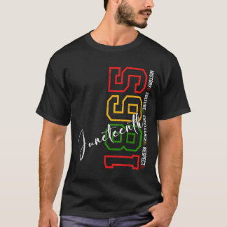 T-shirt Juneteenth Shirts Women Men African American Junet