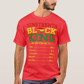 T-shirt Junetten Black King Melanin Papa Fête des pères Da