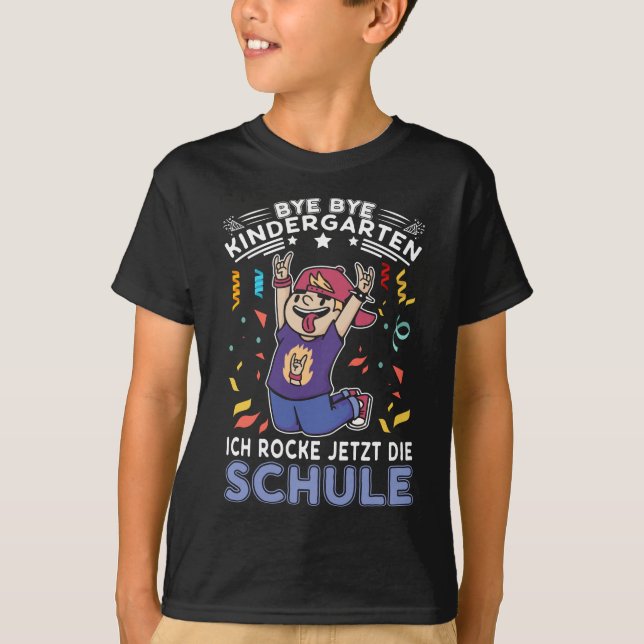 T-shirt Junge Schulkind Einschulung 1. Klasse Schulanfang (Devant)